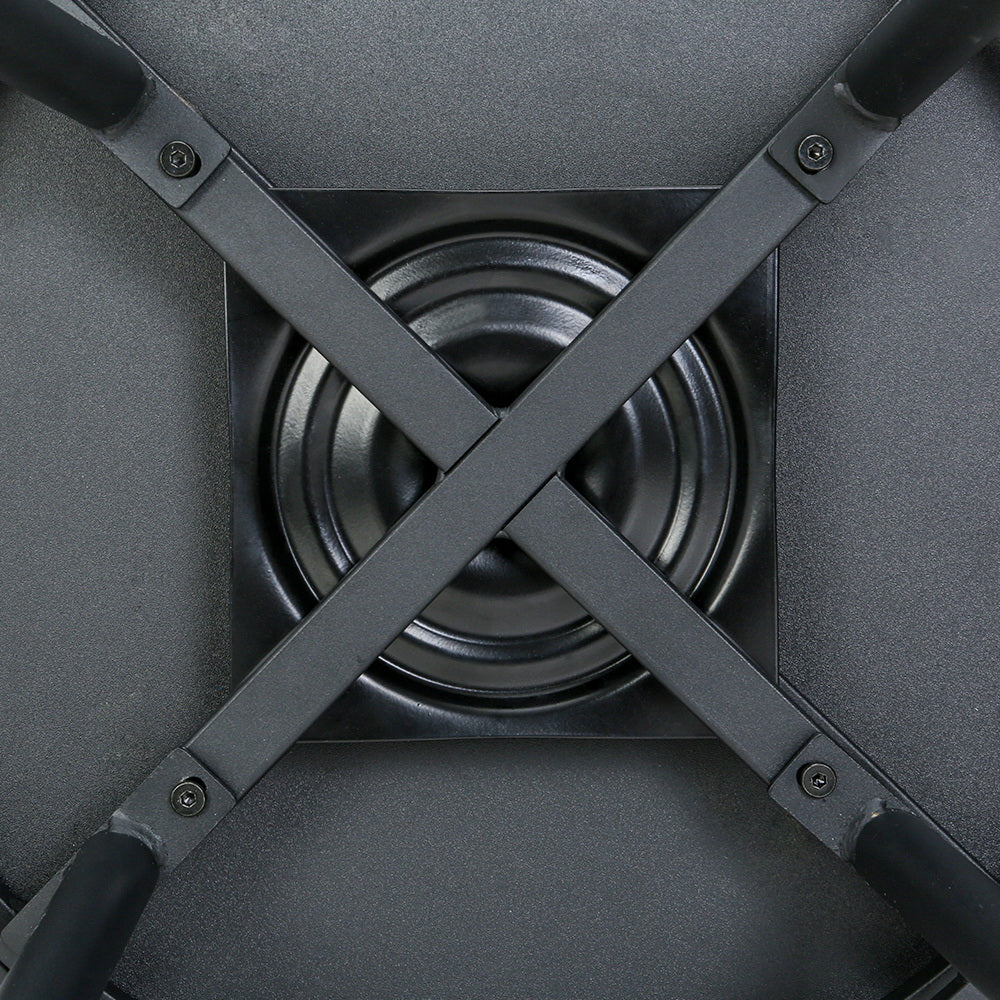 Artiss Bar Stools Kitchen Stools Wooden Dining Chair Swivel Metal Chairs x2-Furniture > Bar Stools & Chairs-PEROZ Accessories