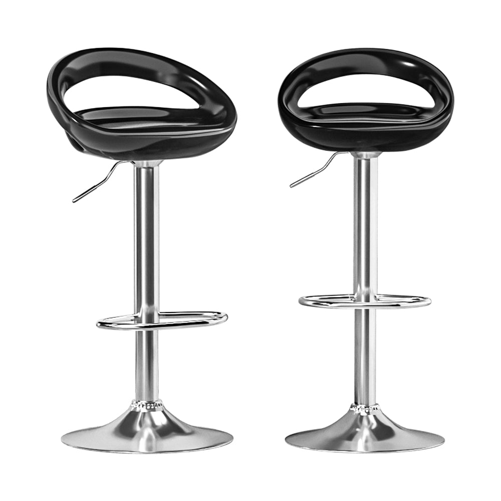 Artiss Bar Stools Kitchen Stool Dining Counter Chairs Gas Lift Swivel x2-Furniture > Bar Stools & Chairs-PEROZ Accessories