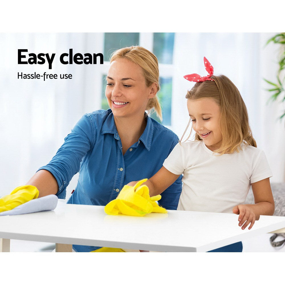 Keezi Nordic Kids Table Chair Set Desk 5PC Activity Dining Study Children Modern-Baby & Kids > Kid&