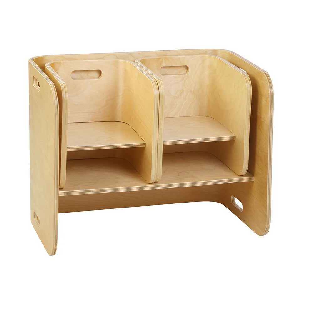 Keezi 3PCS Kids Table and Chairs Set Multifunctional Storage Desk-Table & Chairs Sets-PEROZ Accessories