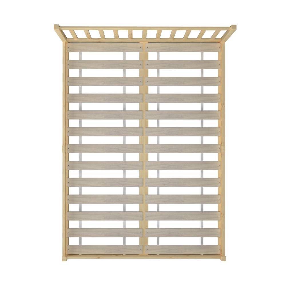 Oikiture Bed Frame Double Size Wood Mattress Base Wooden Timber Platform Bedroom-Wooden Bed Frame-PEROZ Accessories