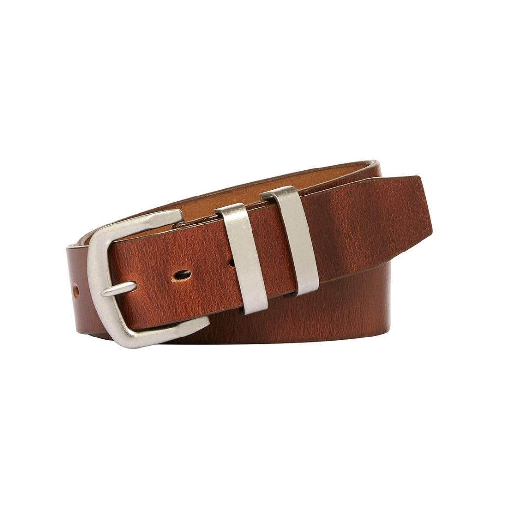 BRUMBY Cognac. Full Grain Natural Leather Belt. 38mm width.-Full Grain Leather Belts-PEROZ Accessories