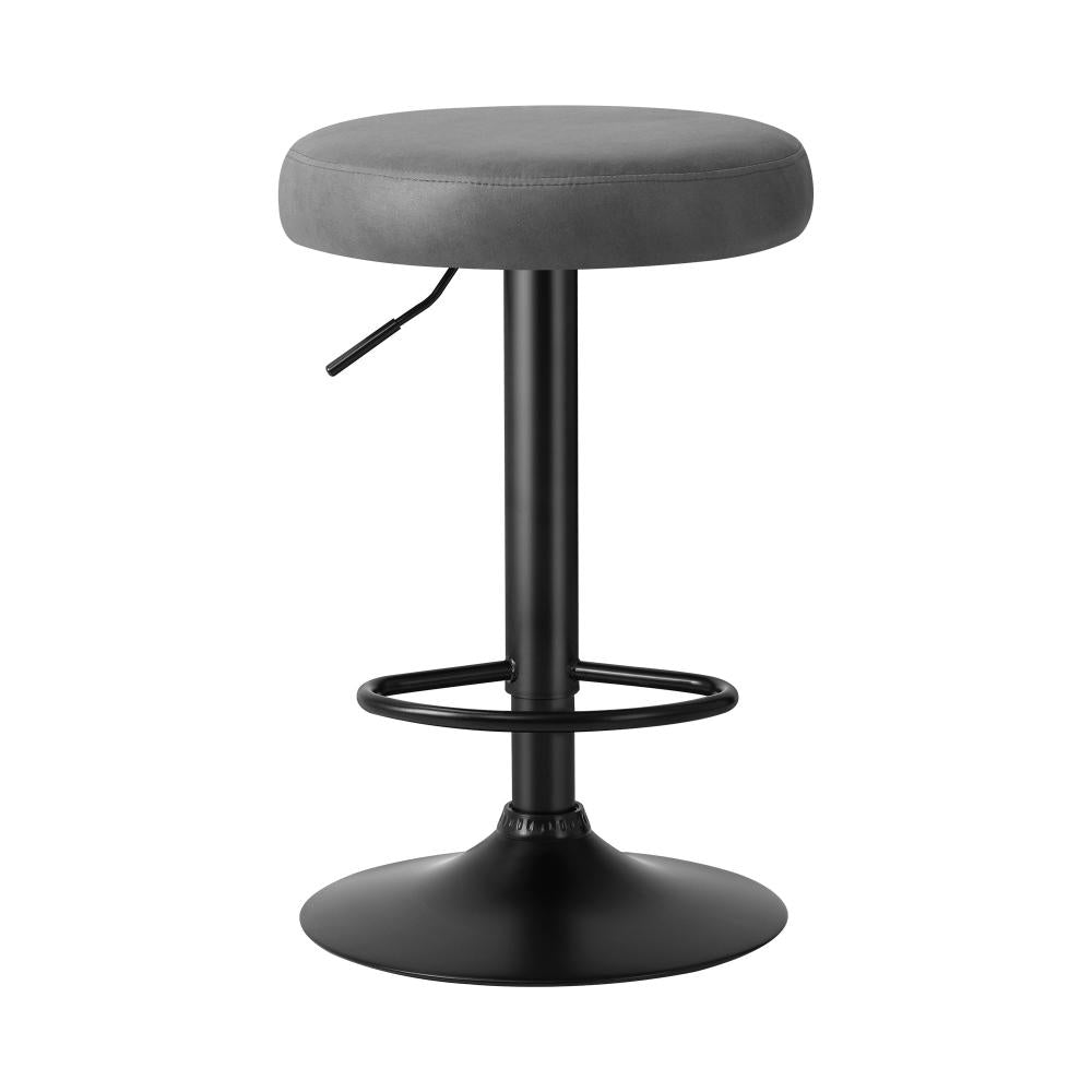 Oikiture Bar Stools Kitchen Stools Gas Lift Dining Chairs PU leather Seat x2-Bar Stool-PEROZ Accessories