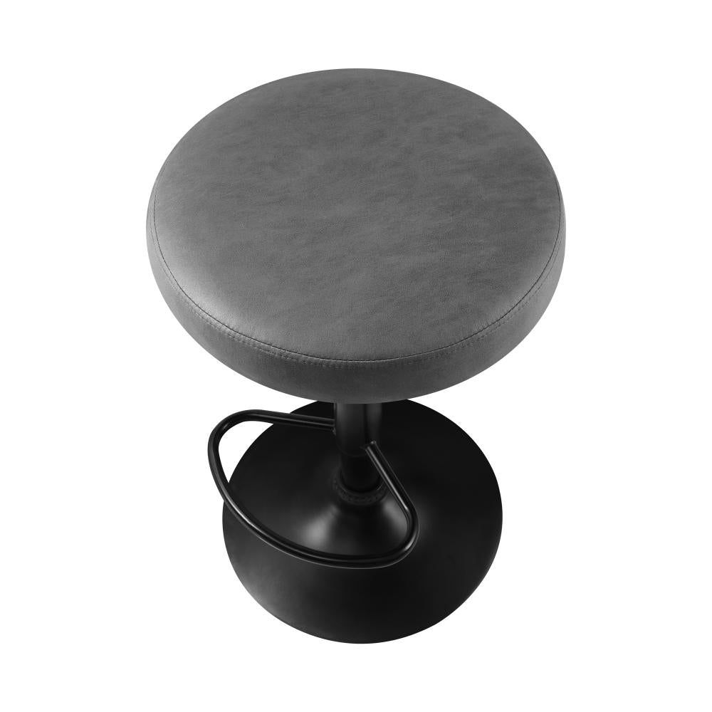 Oikiture Bar Stools Kitchen Stools Gas Lift Dining Chairs PU leather Seat x2-Bar Stool-PEROZ Accessories