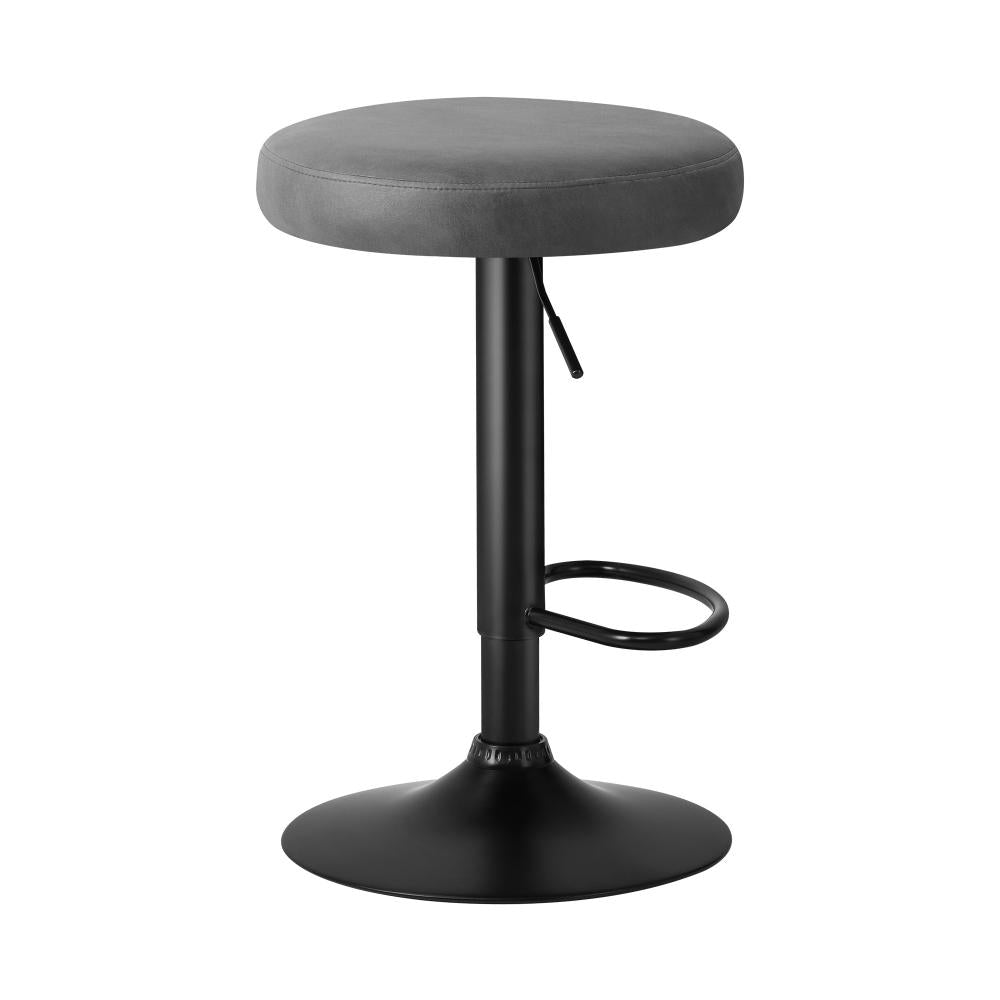 Oikiture Bar Stools Kitchen Stools Gas Lift Dining Chairs PU leather Seat x2-Bar Stool-PEROZ Accessories