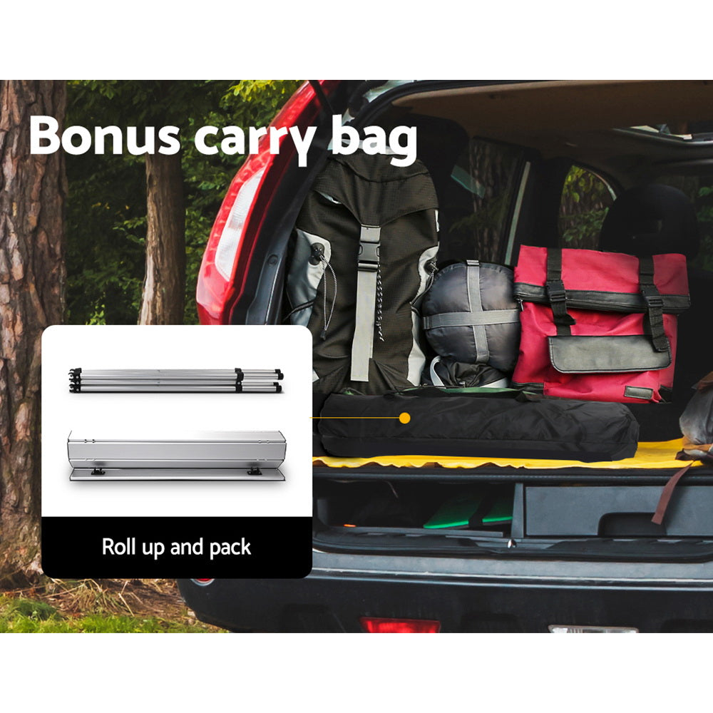 Weisshorn Camping Table Roll Up Aluminum Portable Desk Picnic 70CM-Outdoor > Camping-PEROZ Accessories