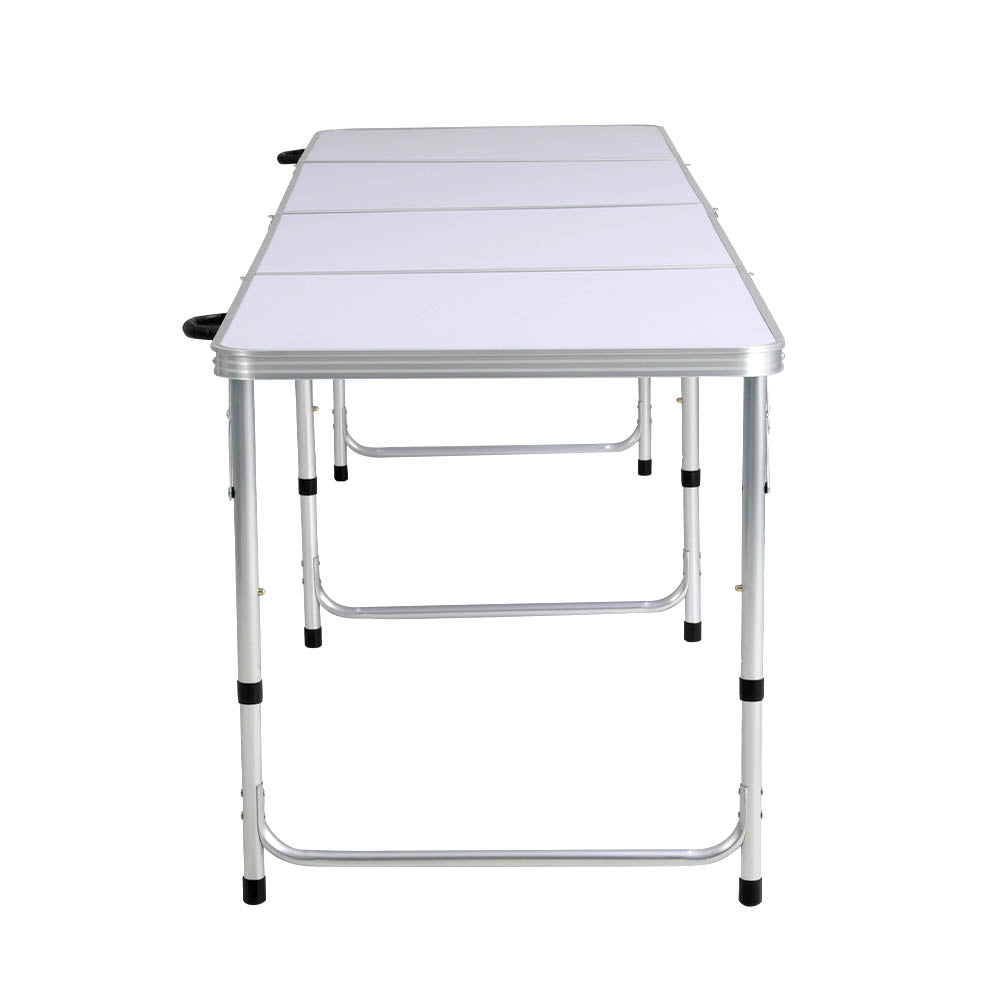 Weisshorn Camping Table Folding Aluminum Portable BBQ Outdoor 240CM-Outdoor > Camping-PEROZ Accessories