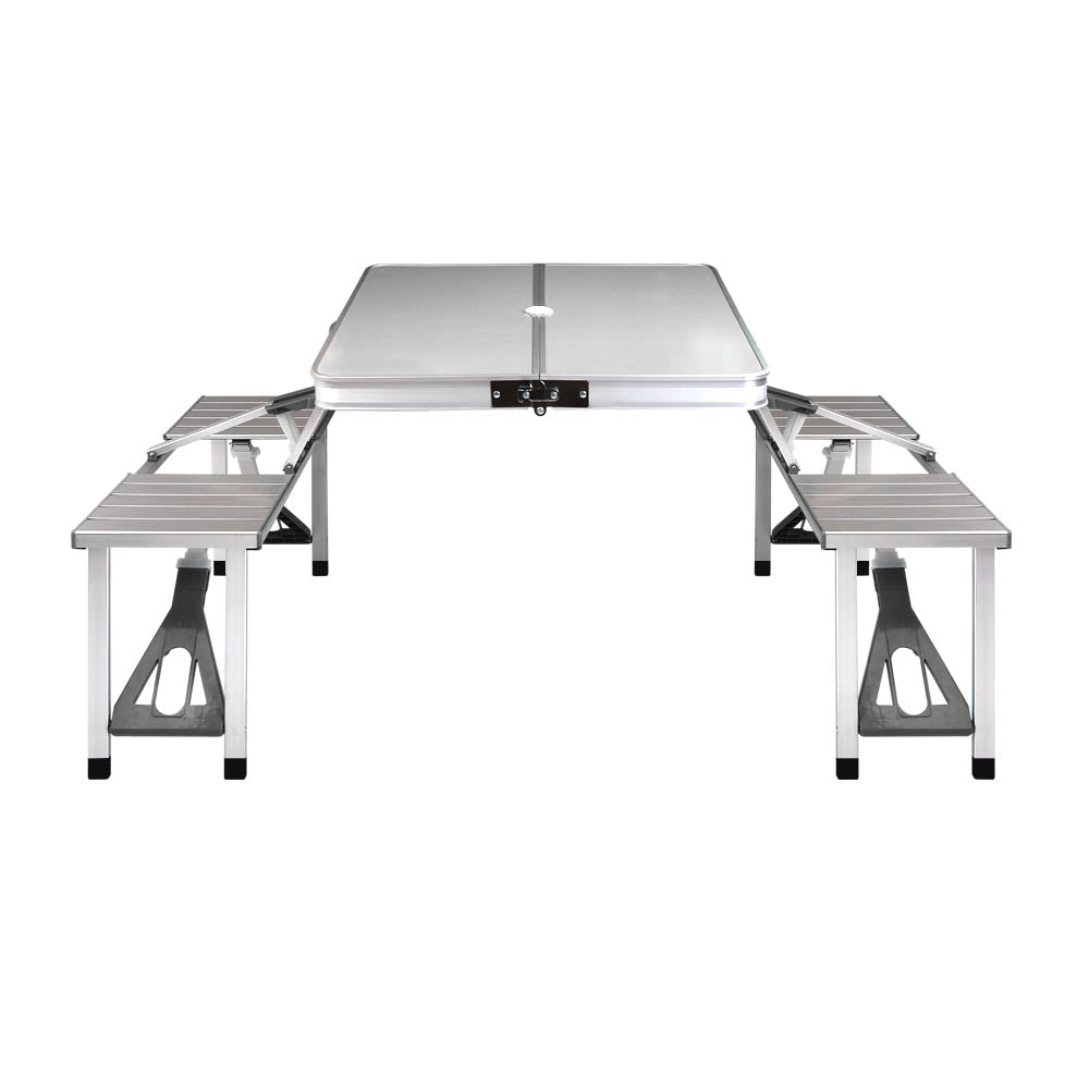 Weisshorn Camping Table Folding Aluminum Portable Outdoor Picnic 85CM-Outdoor > Camping-PEROZ Accessories