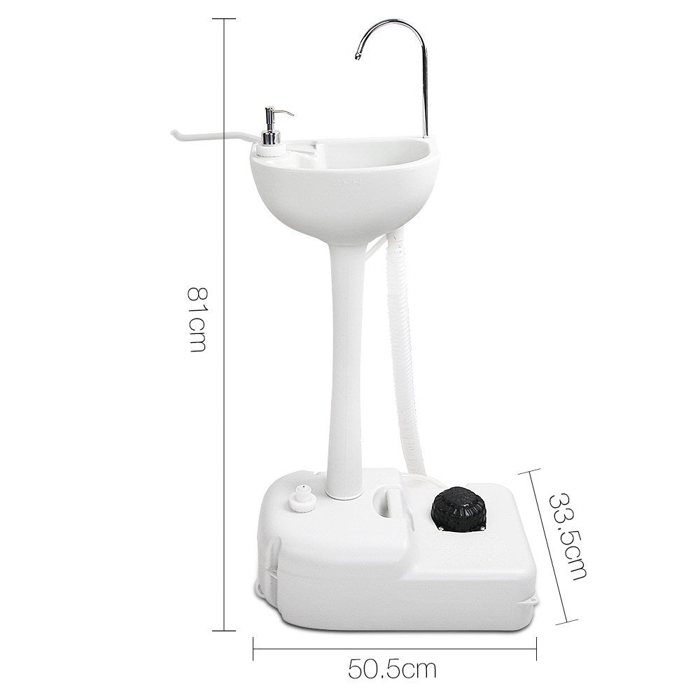 Weisshorn Portable Camping Wash Basin 19L-Outdoor > Camping-PEROZ Accessories