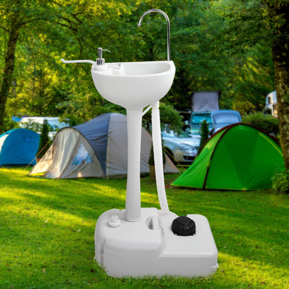Weisshorn Portable Camping Wash Basin 19L-Outdoor > Camping-PEROZ Accessories