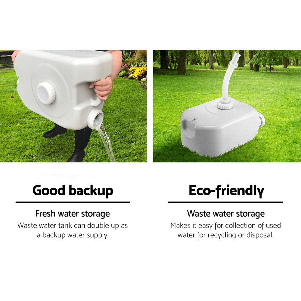 Weisshorn Portable Camping Wash Basin 43L-Outdoor > Camping-PEROZ Accessories