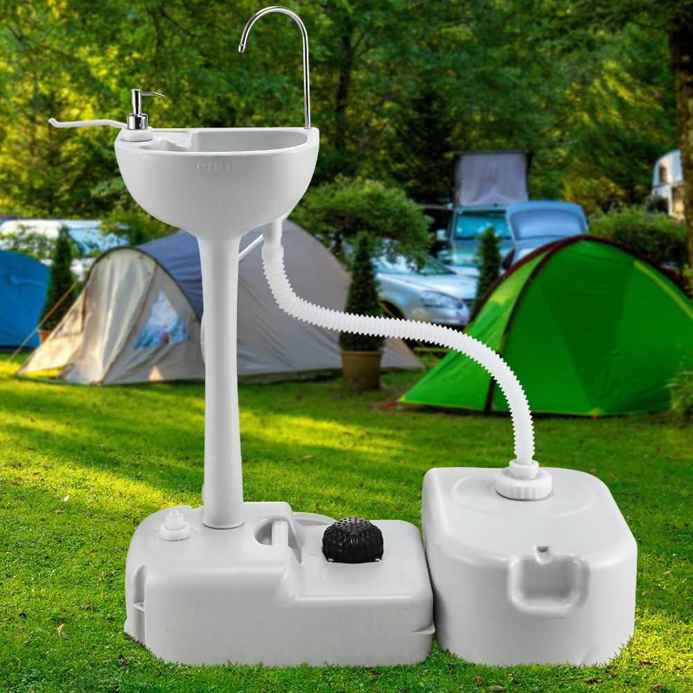 Weisshorn Portable Camping Wash Basin 43L-Outdoor > Camping-PEROZ Accessories