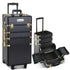 Embellir 7 in 1 Portable Cosmetic Beauty Makeup Trolley - Black & Gold-Health & Beauty > Cosmetic Storage-PEROZ Accessories