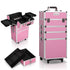 Embellir Makeup Case Beauty Cosmetic Organiser Travel Portable Box Troley Vanity-Health & Beauty > Makeup-PEROZ Accessories
