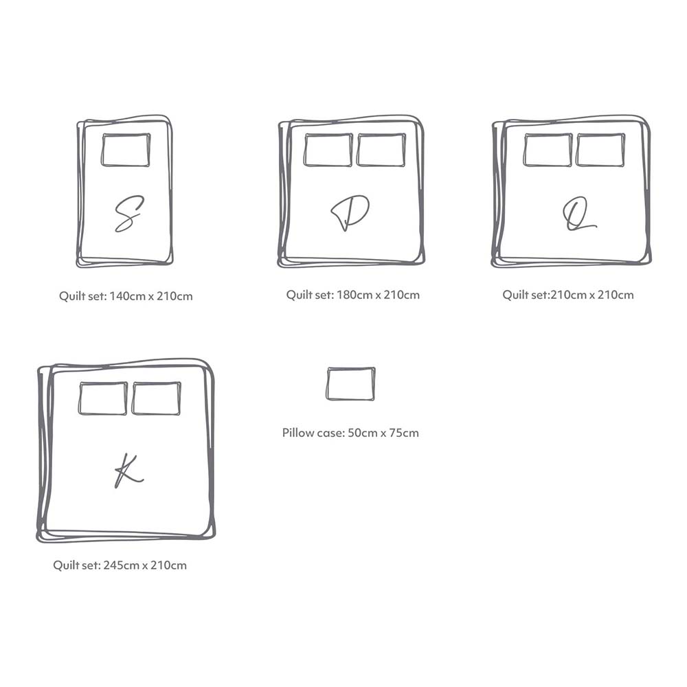 Cosy Club Washed Cotton Quilt Set Pink Brown Double-Quilt Set-PEROZ Accessories