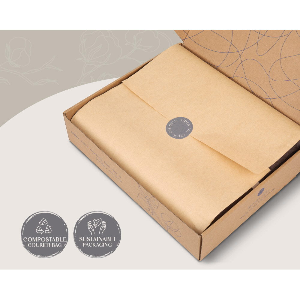 Cosy Club Sheet Set Cotton Sheets Single Red Beige-Bed Sheets-PEROZ Accessories