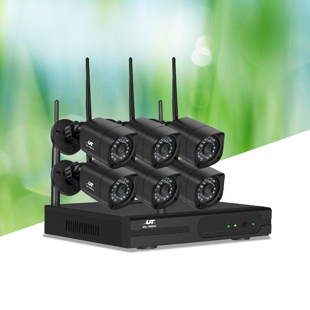 UL-TECH 3MP 8CH NVR Wireless 6 Security Cameras Set-Audio & Video > CCTV-PEROZ Accessories