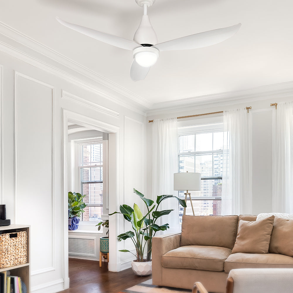 Devanti Ceiling Fan DC Motor LED Light Remote Control Ceiling Fans 52&