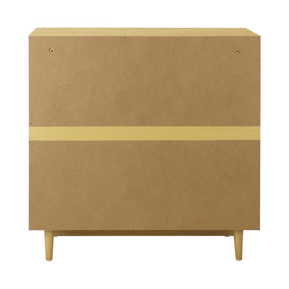 Oikiture 3 Chest of Drawers Tallboy Cabinet Bedroom Clothes Unique Furniture-Chest of Drawers-PEROZ Accessories