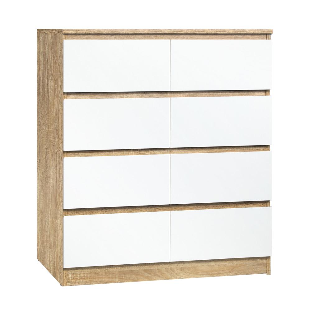 Oikiture Chest of Drawers 8 Drawers Tallboy Cabinet Home Furniture-Chest of Drawers-PEROZ Accessories