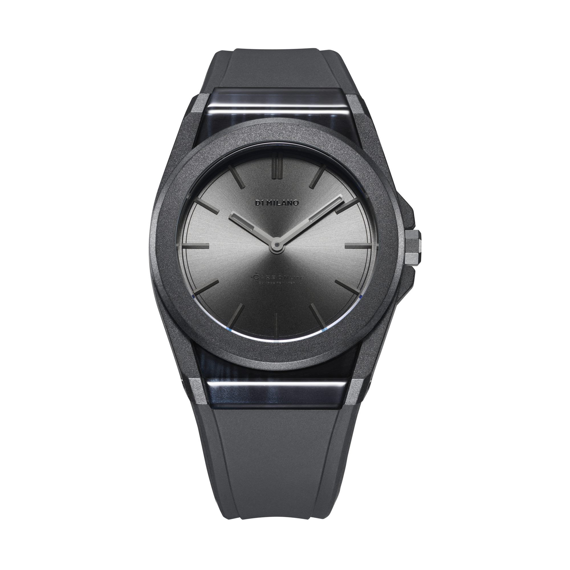 D1 Milano Carbonlite Grey 40.5mm Watch-Quartz Watches-PEROZ Accessories