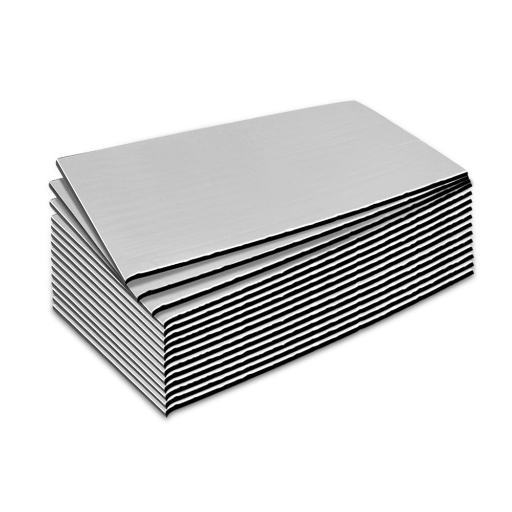 Weisshorn Butyl Car Sound Deadener Deadening Insulation Material with Application Roller 32CM X 50CM X 24pcs-Auto Accessories > Auto Accessories Others-PEROZ Accessories