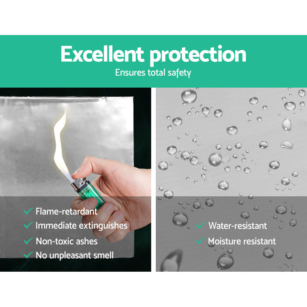 Weisshorn 36PCS 32CM X 50CM Car Sound Deadener Butyl Noise Insulation Heat Proof Self-adhesive-Auto Accessories > Auto Accessories Others-PEROZ Accessories