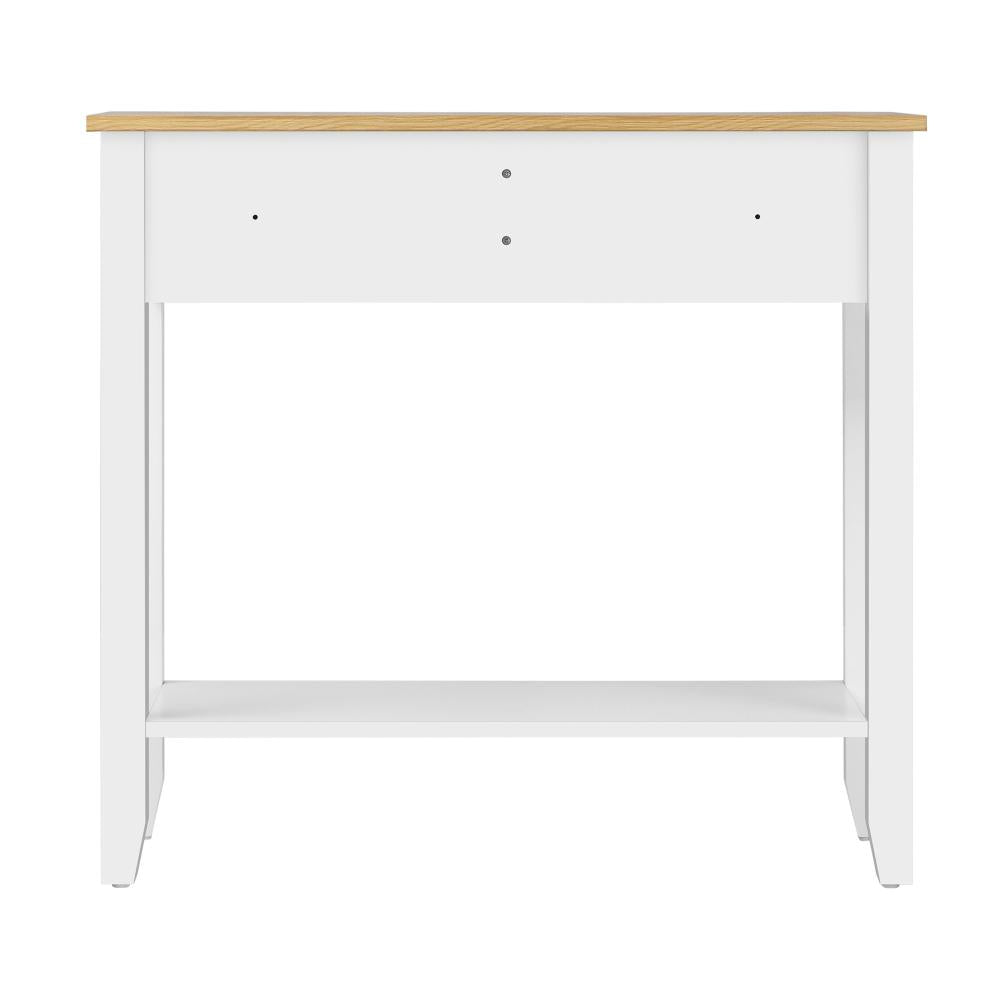 Oikiture Console Table Hallway Entry 2 Drawers Hall Side Display Shelf Desk-Console Table-PEROZ Accessories