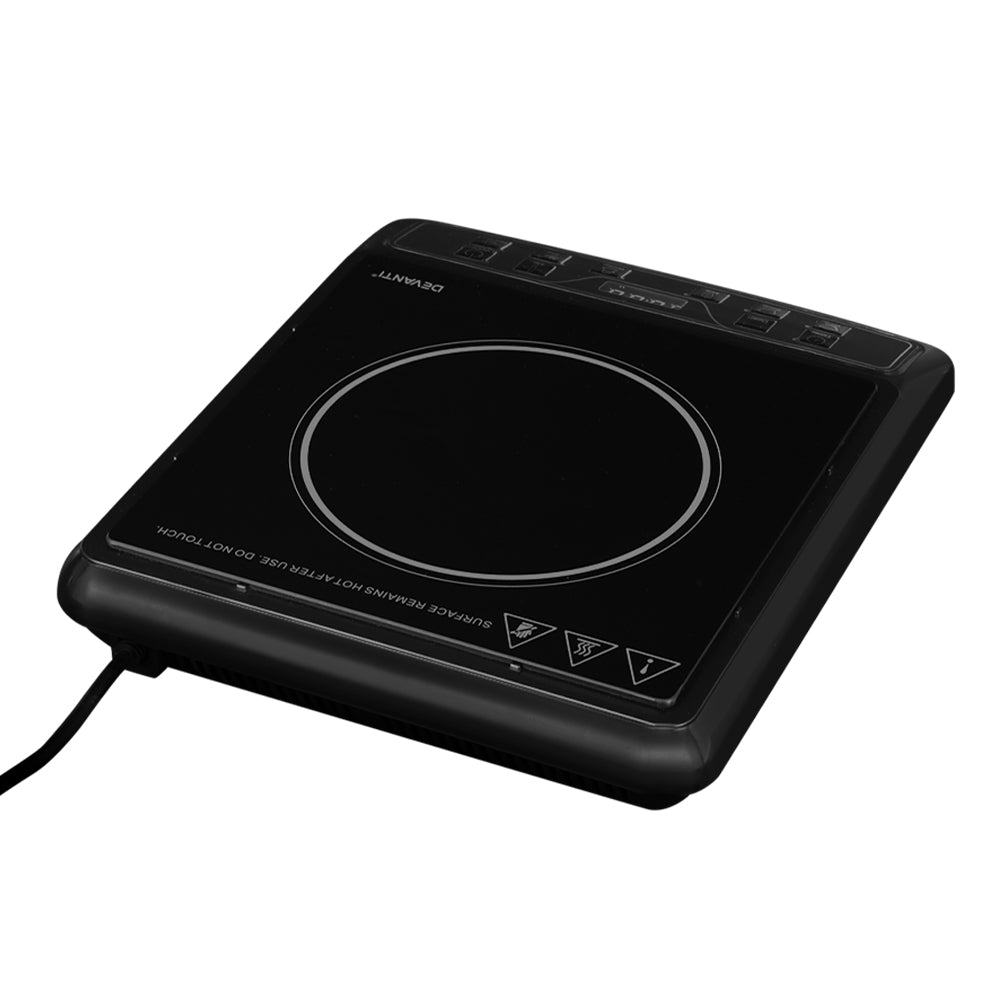 Devanti Electric Induction Cooktop Portable Cook Top Ceramic Kitchen Hot Plate-Appliances > Kitchen Appliances-PEROZ Accessories
