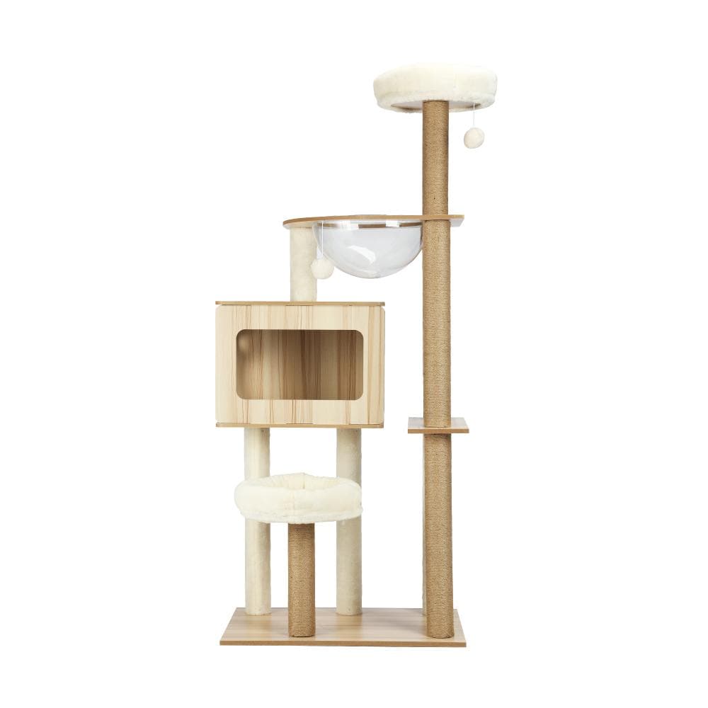 Alopet Cat Tree Tower Scratching Post Scratcher Cats Condo House Bed Furniture-Cat Tree-PEROZ Accessories