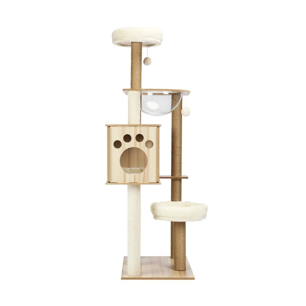 Alopet Cat Tree Tower Scratching Post Scratcher Cats Condo House Bed Furniture-Cat Tree-PEROZ Accessories