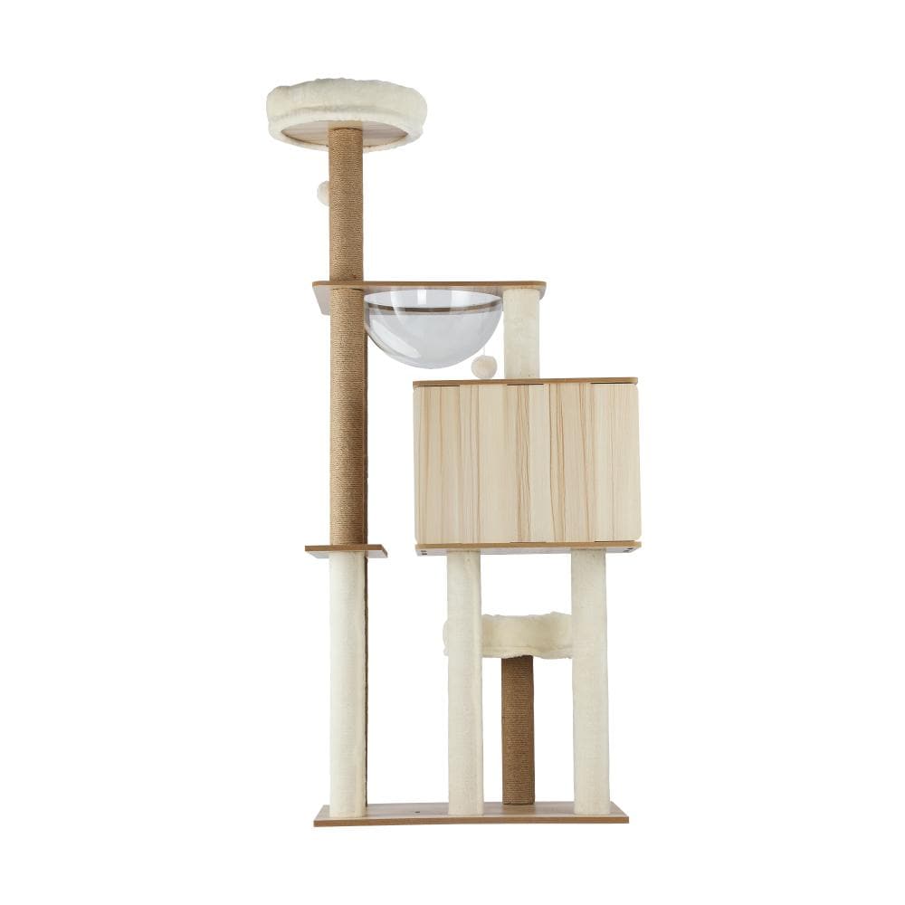 Alopet Cat Tree Tower Scratching Post Scratcher Cats Condo House Bed Furniture-Cat Tree-PEROZ Accessories