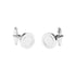 CUFFLINKS. Nickel Polished. Round. Supplied in case.-Cufflinks-PEROZ Accessories
