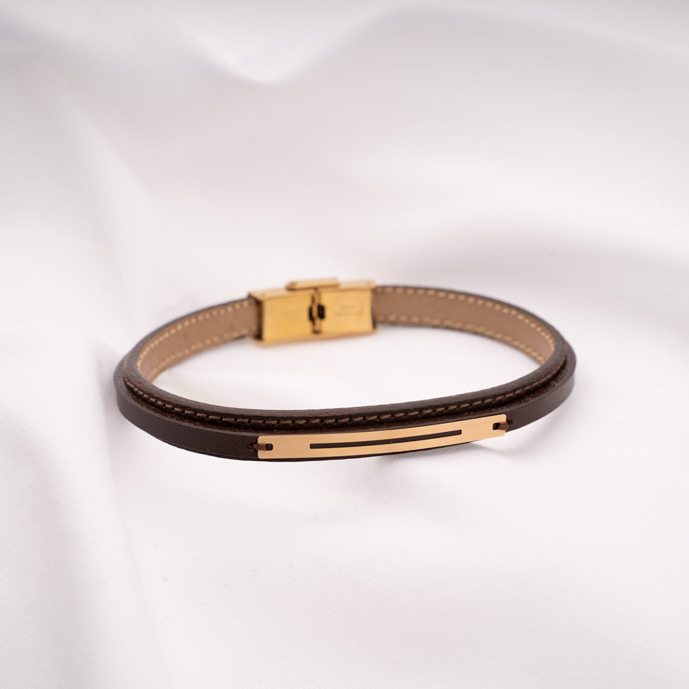 Camille Leather Bracelet - PEROZ ACCESSORIES