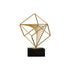 Anyhouz 31cm Rubik Cube Tabletop Home Decor Modern Art Living Room Display House Decorative Crafts Metal Ornaments with Marble Base-Tabletop Decor-PEROZ Accessories