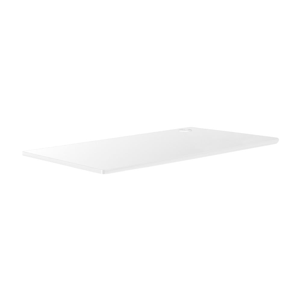 Oikiture Standing Desk Board Adjustable Sit Stand Desk Top Computer Table White-Desk Board-PEROZ Accessories