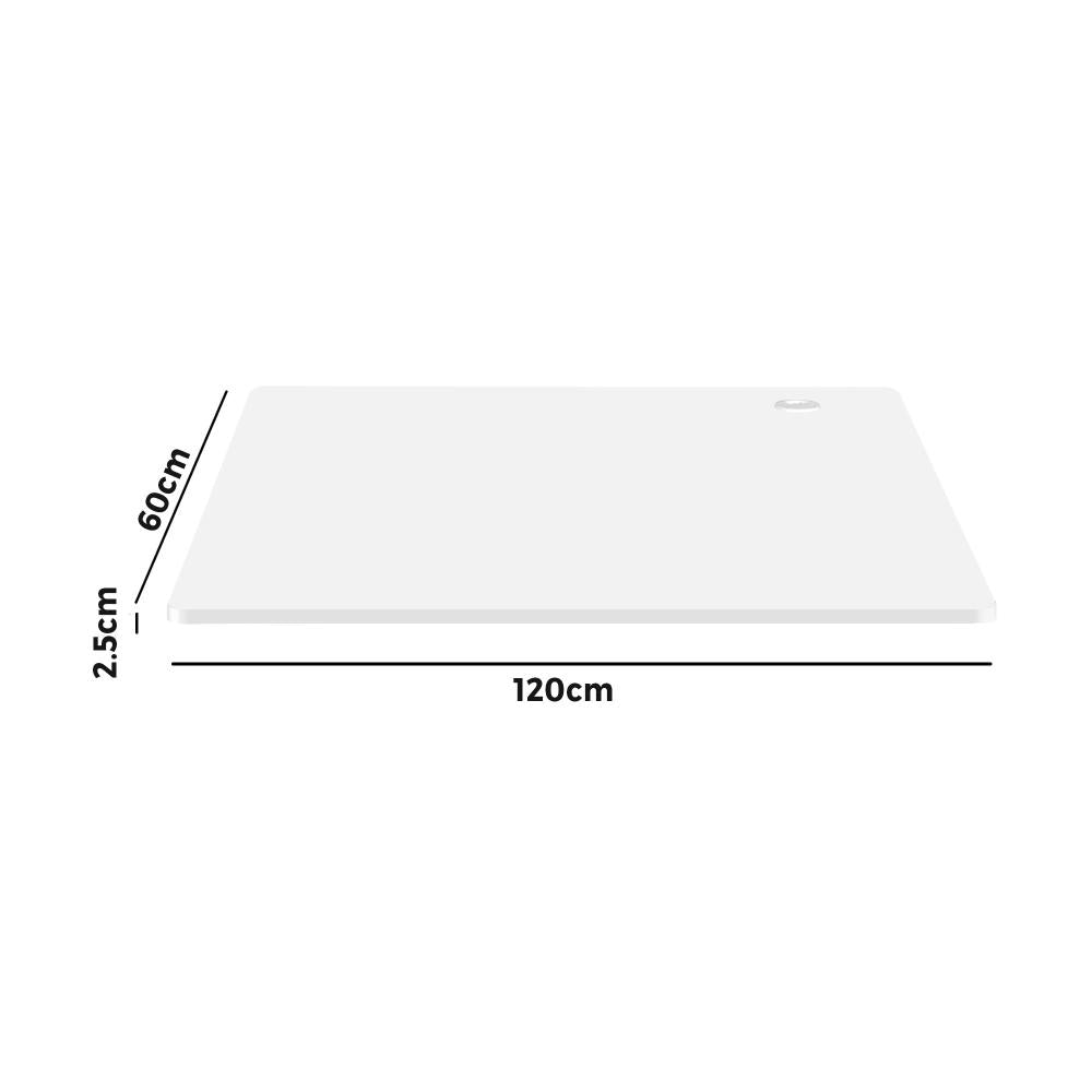 Oikiture Standing Desk Board Adjustable Sit Stand Desk Top Computer Table White-Desk Board-PEROZ Accessories