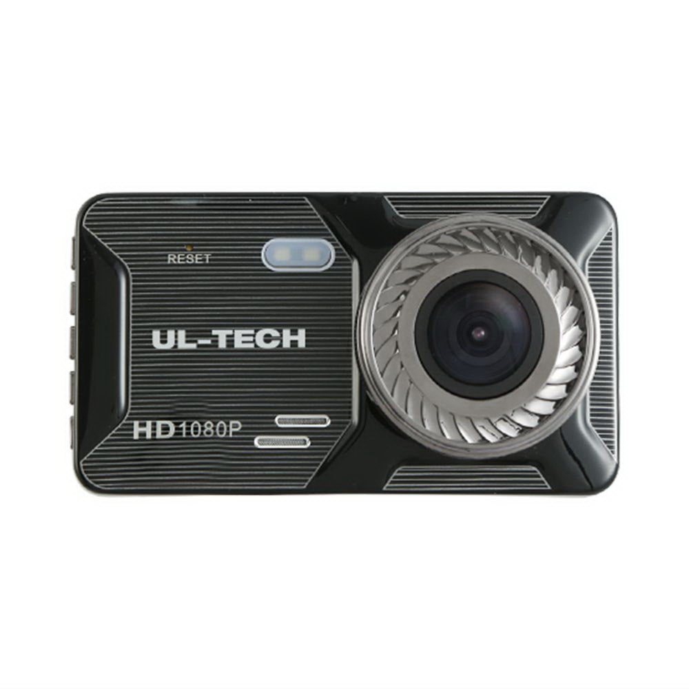 UL-tech 1080P 4" Dash Camera Dual Lens Car DVR Recorder Front Rear Night Vision-Auto Accessories > Audio-PEROZ Accessories