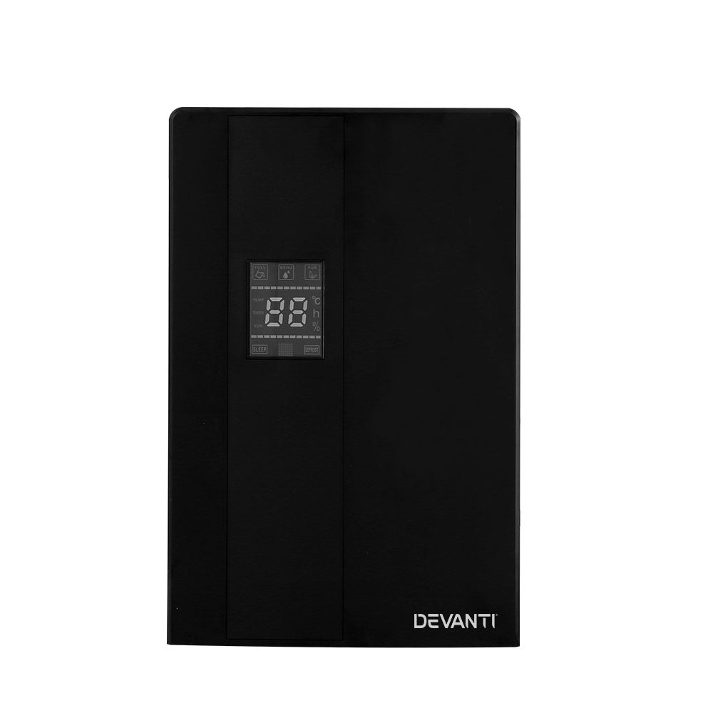 Devanti 2L Dehumidifier Air Purify Black-Appliances > Aroma Diffusers & Humidifiers-PEROZ Accessories