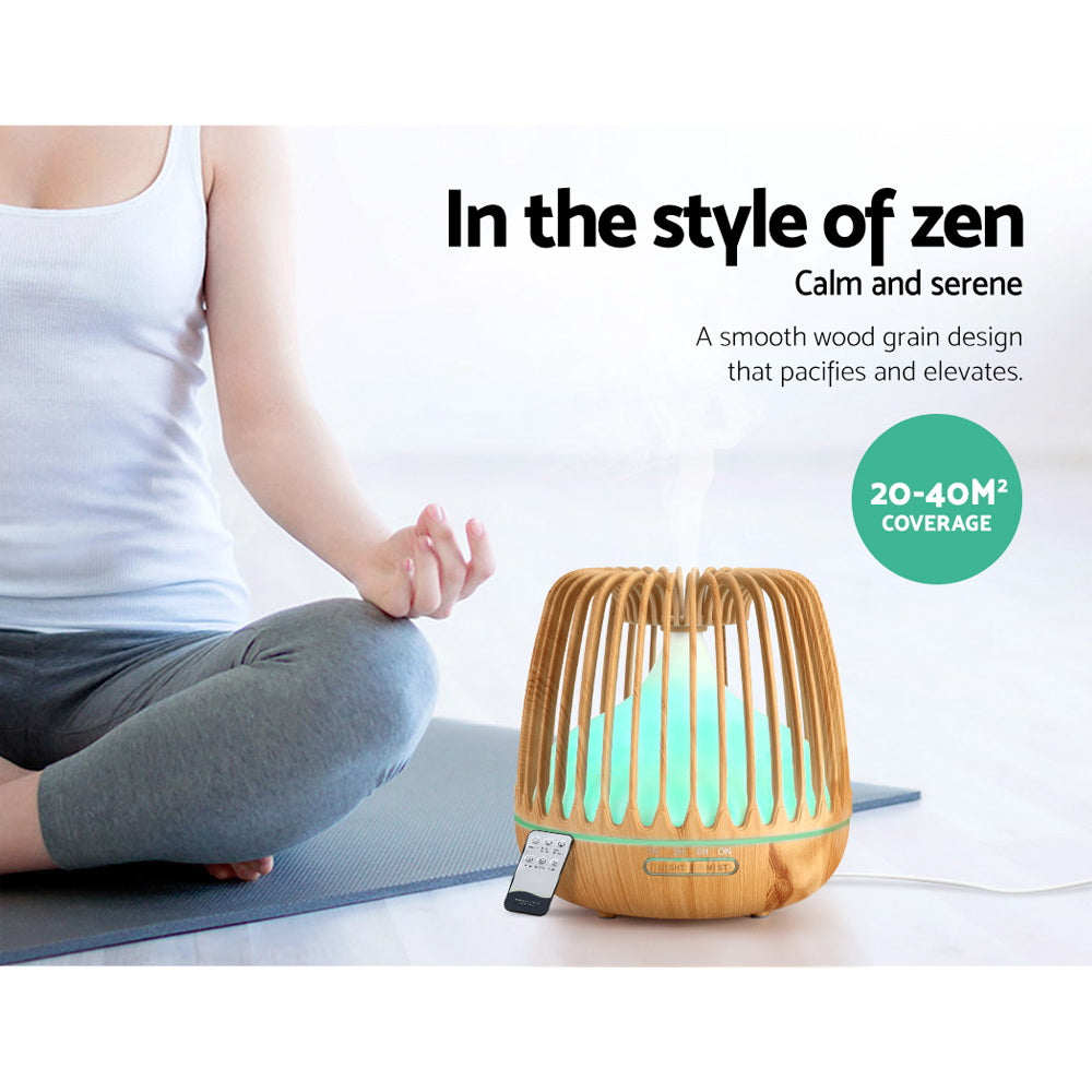 Devanti 4-In-1 Aroma Diffuser Aromatherapy Humidifier Essential Oil 500ml-Appliances > Aroma Diffusers & Humidifiers-PEROZ Accessories