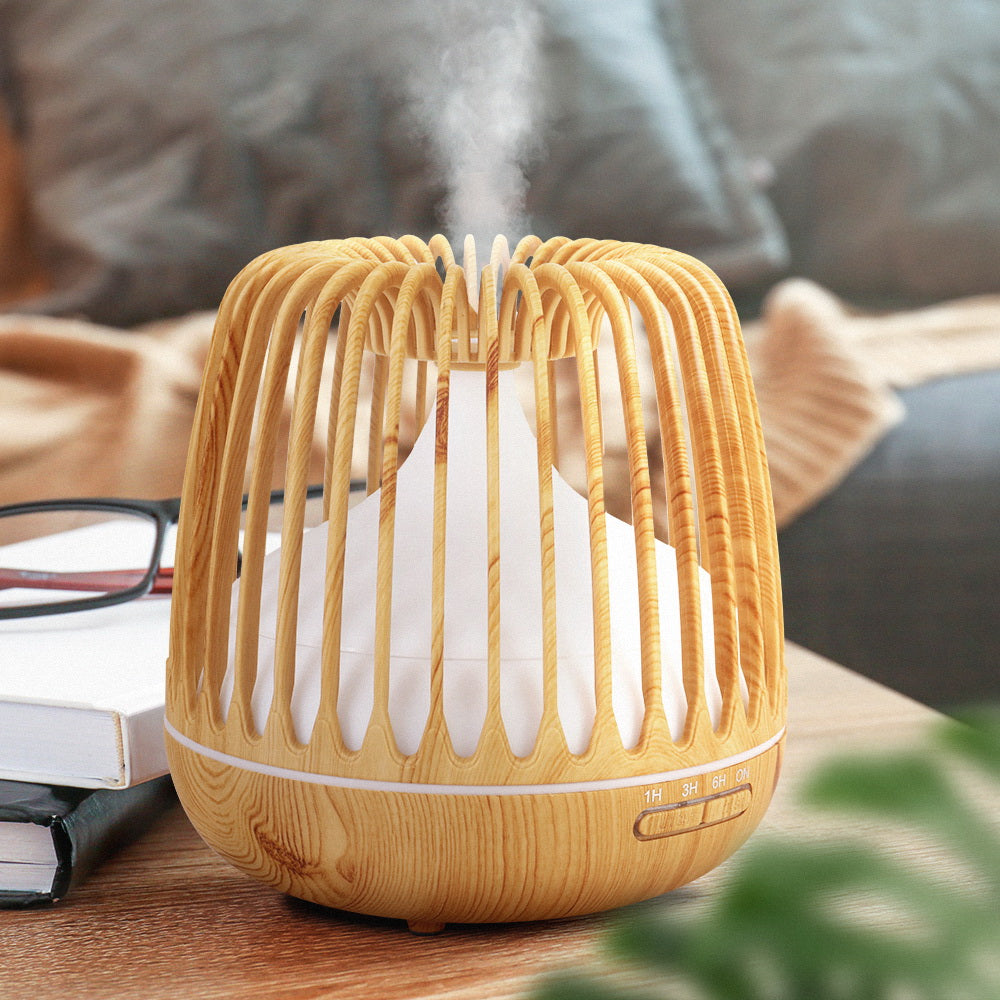 Devanti 4-In-1 Aroma Diffuser Aromatherapy Humidifier Essential Oil 500ml-Appliances > Aroma Diffusers & Humidifiers-PEROZ Accessories