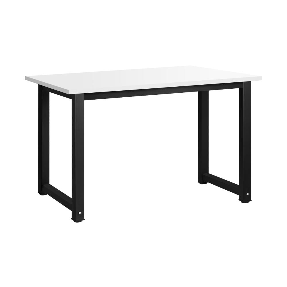 Oikiture Computer Desk Study Office Table Workstation Laptop Desks Home 120cm-Computer Desk-PEROZ Accessories