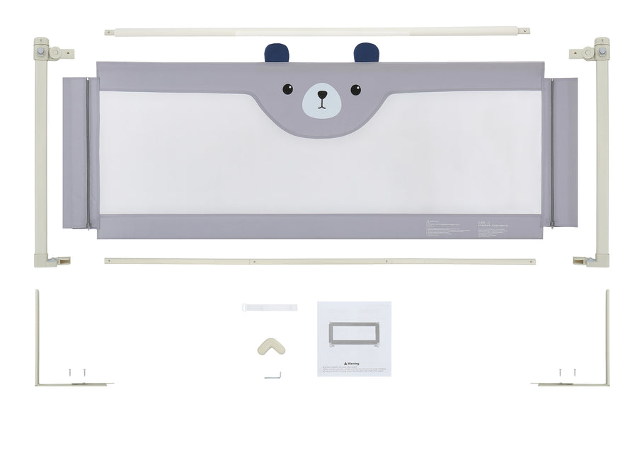 TARRAMARRA Safety Bed Rail One Piece-Safety Bed Rail-PEROZ Accessories