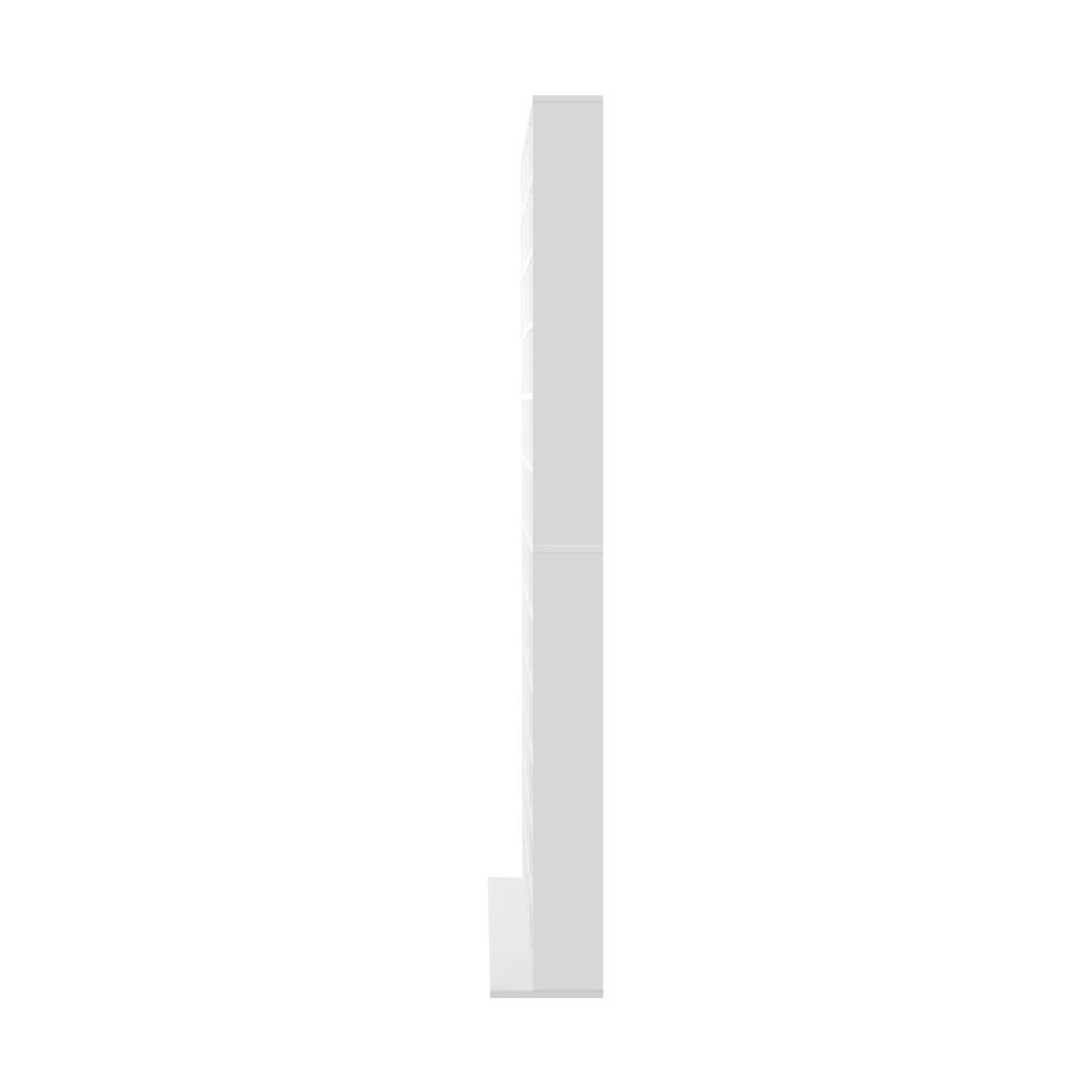 Oikiture Bookcase Bookshelf 1044 CD/DVD Rack Wooden Shelving Unit Display Shelf-White-Display Shelf-PEROZ Accessories