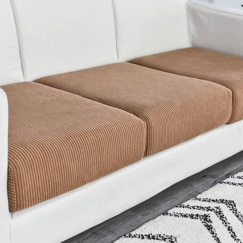 Anyhouz Sofa Cover Camel Polyester Thick Stretchable Cushion For Living Room 1Pc Enlarge Size 130-160cm-Slipcovers-PEROZ Accessories