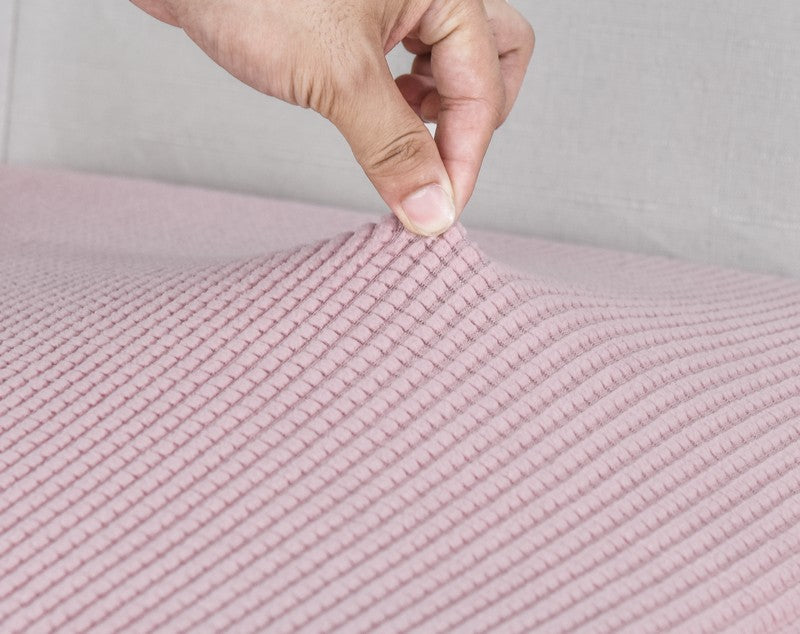 Anyhouz Sofa Cover Old Rose Polyester Thick Stretchable Cushion For Living Room 1Pc Back Cushion-Slipcovers-PEROZ Accessories