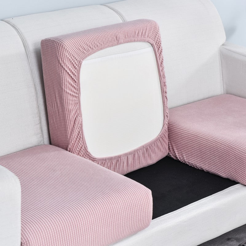 Anyhouz Sofa Cover Old Rose Polyester Thick Stretchable Cushion For Living Room 1Pc Back Cushion-Slipcovers-PEROZ Accessories
