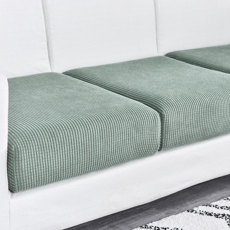 Anyhouz Sofa Cover Cypress Green Polyester Thick Stretchable Cushion For Living Room 1Pc Normal Size 95-120cm-Slipcovers-PEROZ Accessories
