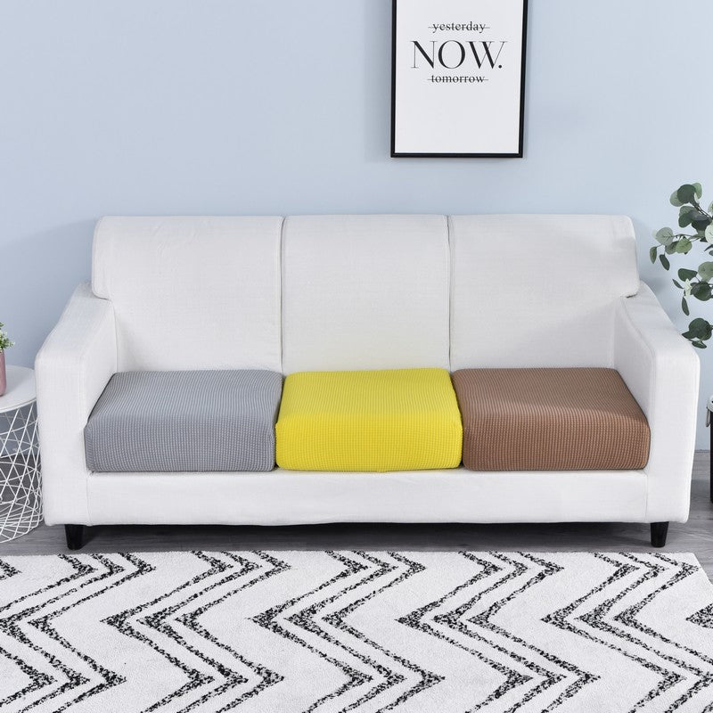 Anyhouz Sofa Cover Camel Polyester Thick Stretchable Cushion For Living Room 1Pc Enlarge Size 130-160cm-Slipcovers-PEROZ Accessories