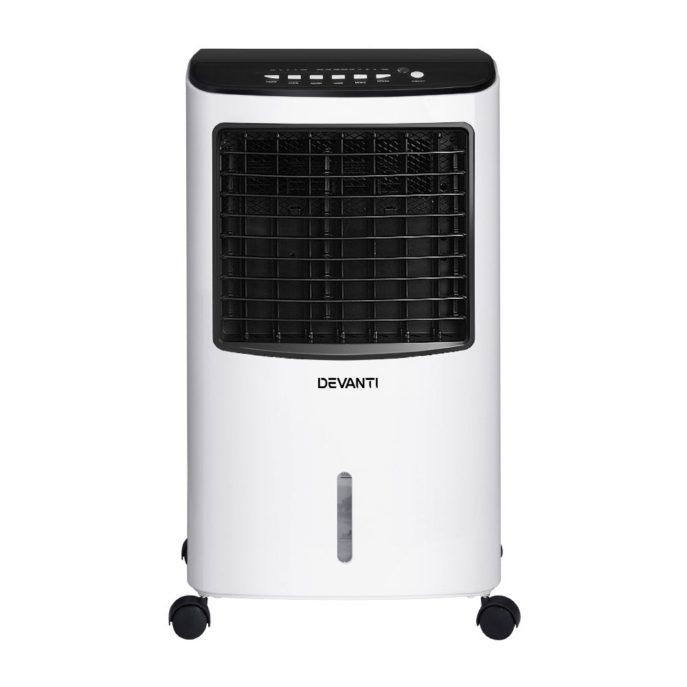 Devanti Evaporative Air Cooler Conditioner Portable 8L Cooling Fan Humidifier-Appliances > Air Conditioners-PEROZ Accessories